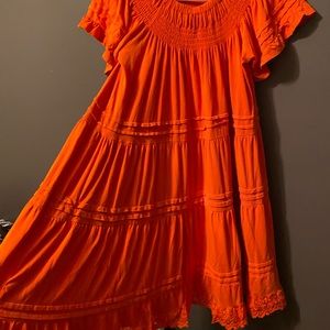 Orange dress. Size L.